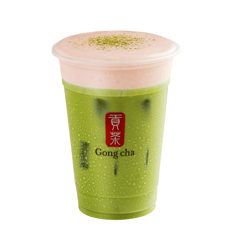 Trà Sữa Matcha Dâu Kem